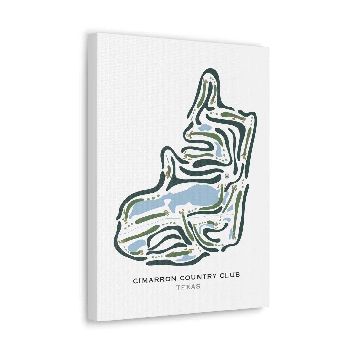 Cimarron Country Club, Texas - Printed Golf Courses