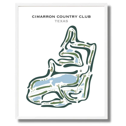 Cimarron Country Club, Texas - Printed Golf Courses