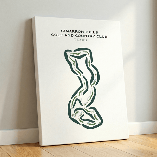 Cimarron Hills Golf & Country Club, Texas - Printed Golf Courses