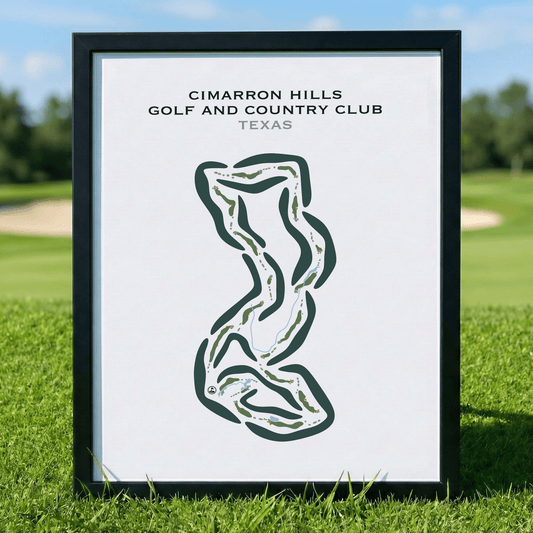 Cimarron Hills Golf & Country Club, Texas - Printed Golf Courses