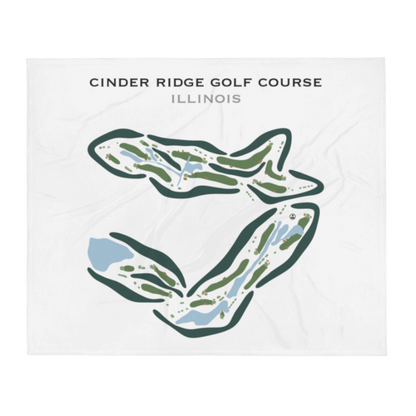Cinder Ridge Golf Course, Illinois - Printed Golf Courses