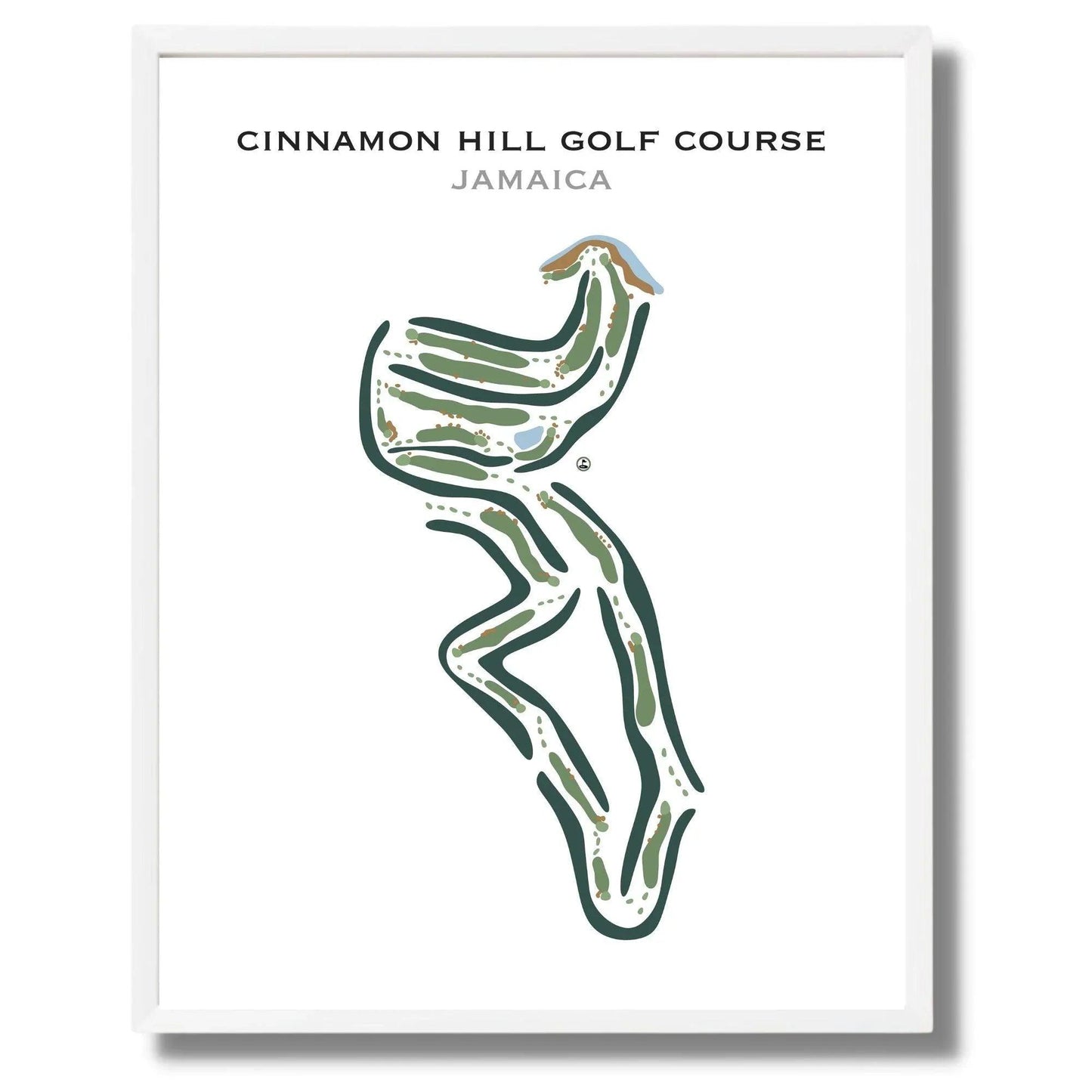 Cinnamon Hill Golf Course, Jamaica - Printed Golf Courses