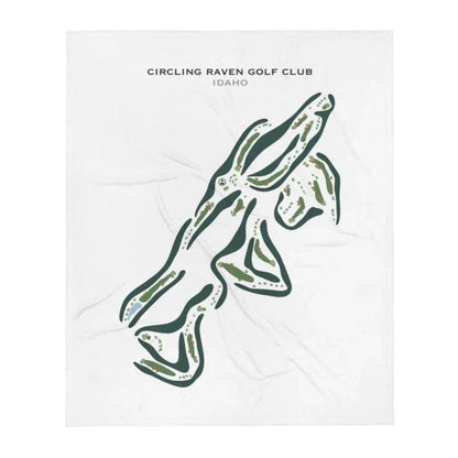 Circling Raven Golf Club, Worley Idaho - Printed Golf Courses