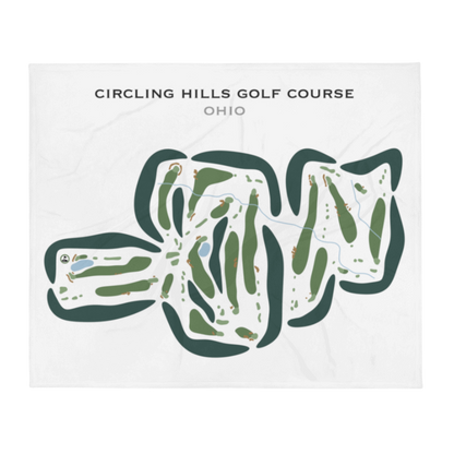 Circling Hills Golf Course, Ohio - Printed Golf Courses
