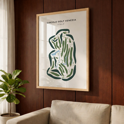 Circolo Golf Venezia, Italy - Printed Golf Courses