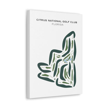 Citrus National Golf Club, Florida - Printed Golf Courses