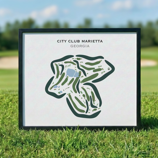 City Club Marietta, Georgia - Printed Golf Courses