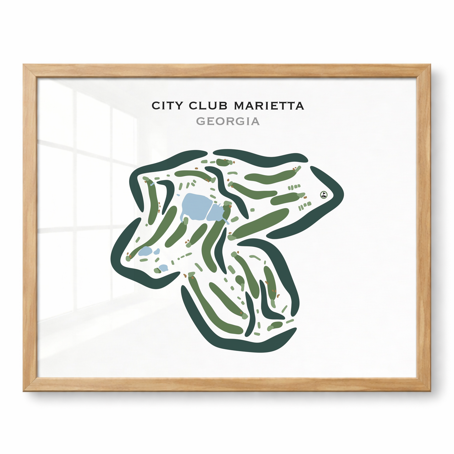 City Club Marietta, Georgia - Printed Golf Courses