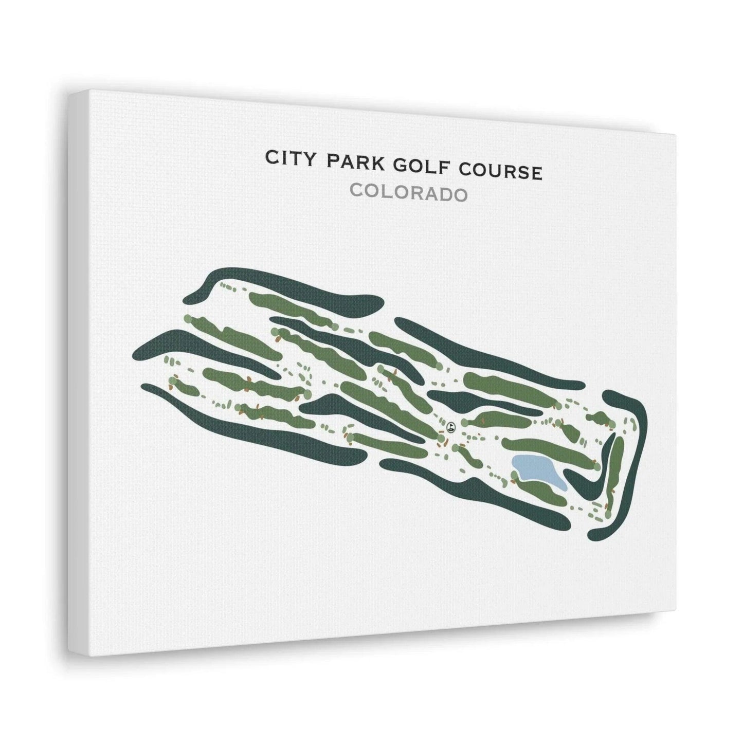 City Park Golf Course, Colorado - Printed Golf Course