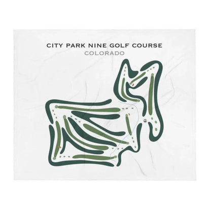 City Park Nine Golf Course, Colorado - Printed Golf Courses
