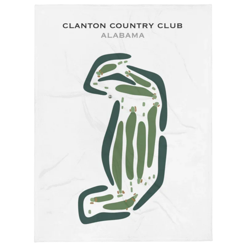 Clanton Country Club, Alabama - Printed Golf Courses