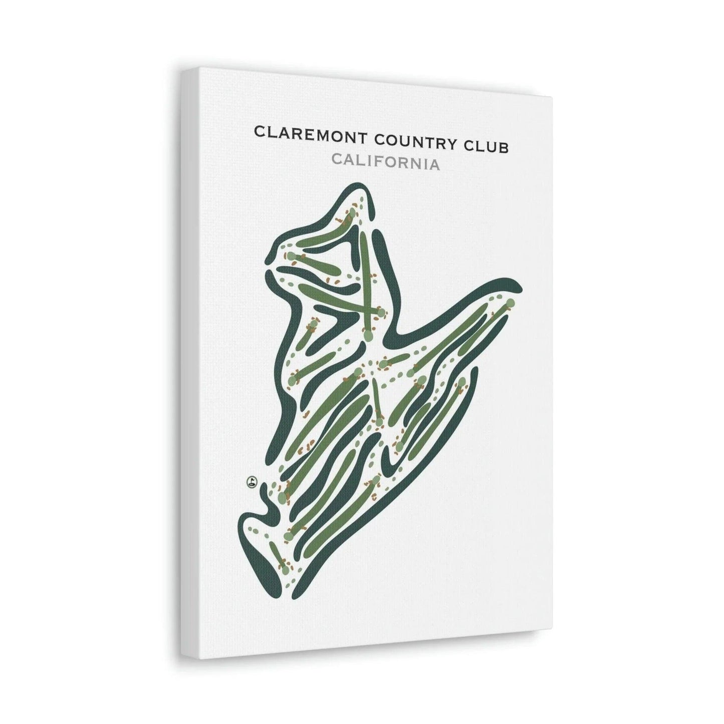 Claremont Country Club, California - Printed Golf Courses