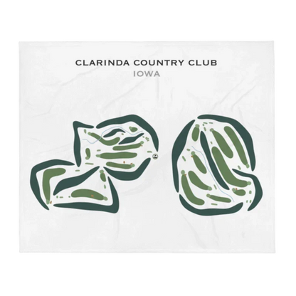Clarinda Country Club, Iowa - Printed Golf Courses