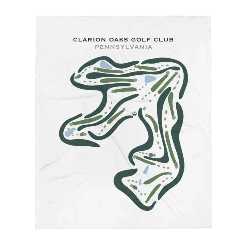 Clarion Oaks Golf Club, Pennsylvania - Printed Golf Course