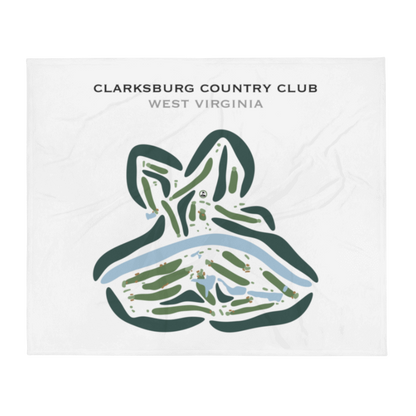 Clarksburg Country Club, West Virginia - Printed Golf Courses