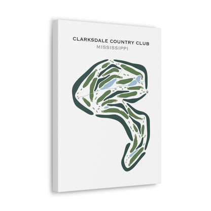 Clarksdale Country Club, Mississippi - Printed Golf Courses