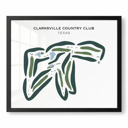 Clarksville Country Club, Texas - Printed Golf Courses