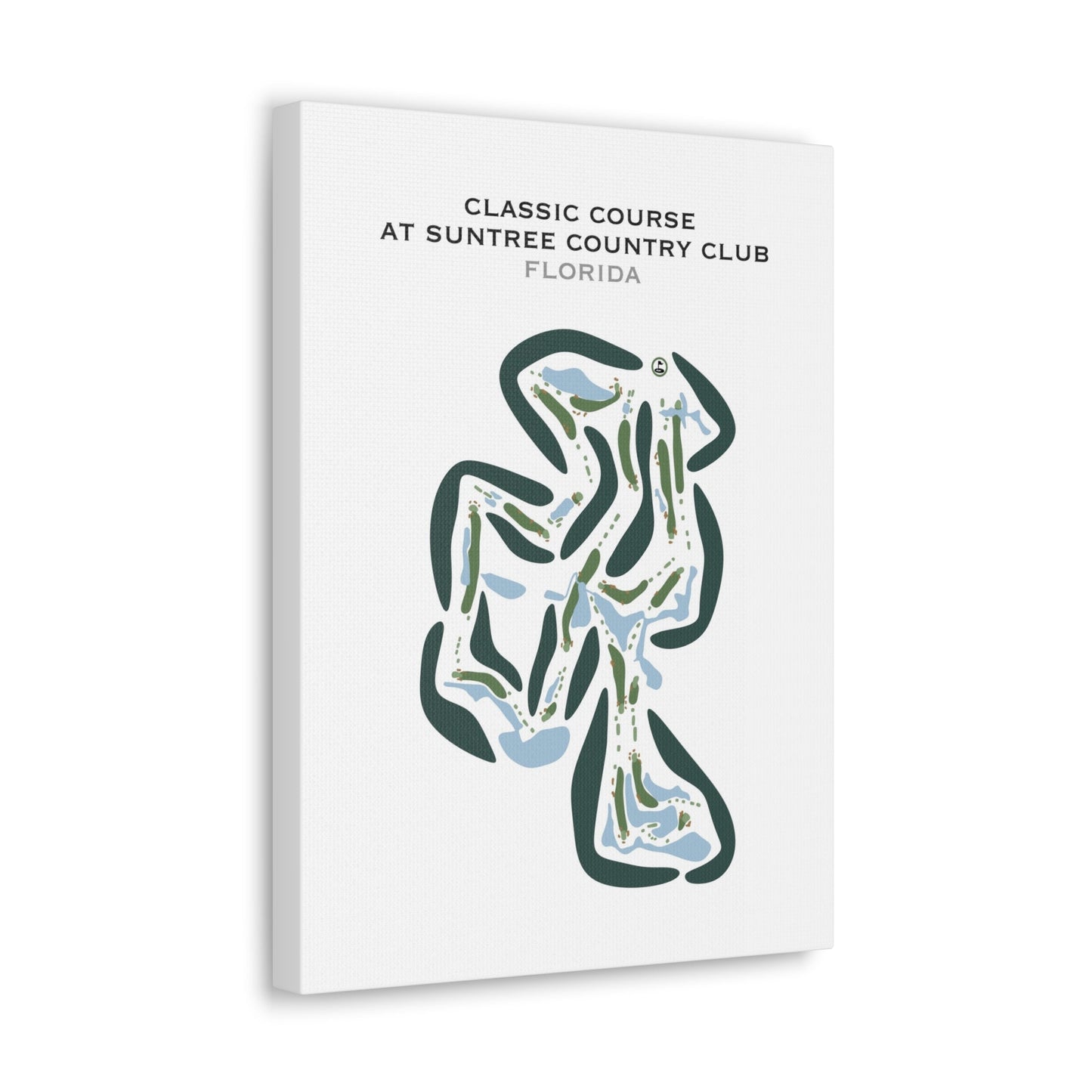 Classic Course at Suntree Country Club, Florida - Printed Golf Courses