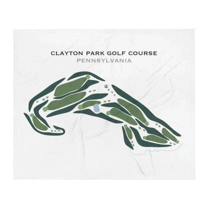Clayton Park Golf Course, Pennsylvania - Printed Golf Courses