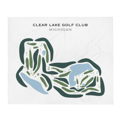 Clear Lake Golf Club, Michigan - Printed Golf Courses