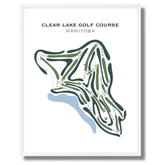 Clear Lake Golf Course, Manitoba - Printed Golf Courses
