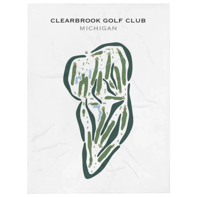 Clearbrook Golf Club, Michigan - Printed Golf Courses