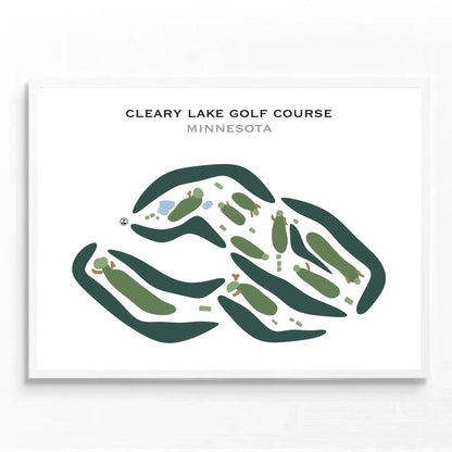 Cleary Lake Golf Course, Minnesota - Printed Golf Courses