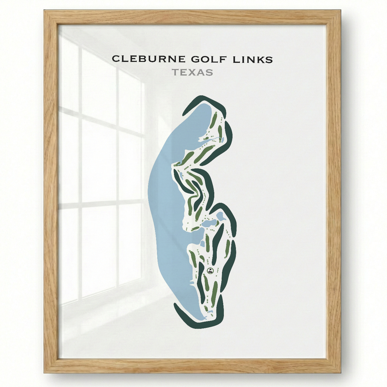 Cleburne Golf Links, Texas - Printed Golf Courses