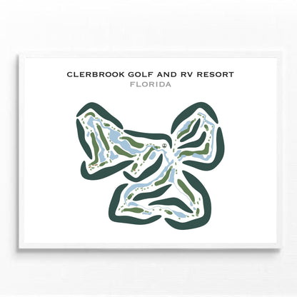 Clerbrook Golf & RV Resort, Florida - Printed Golf Courses