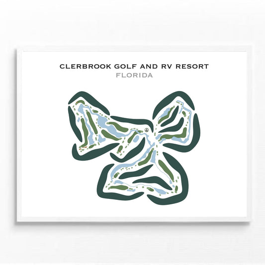 Clerbrook Golf & RV Resort, Florida - Printed Golf Courses