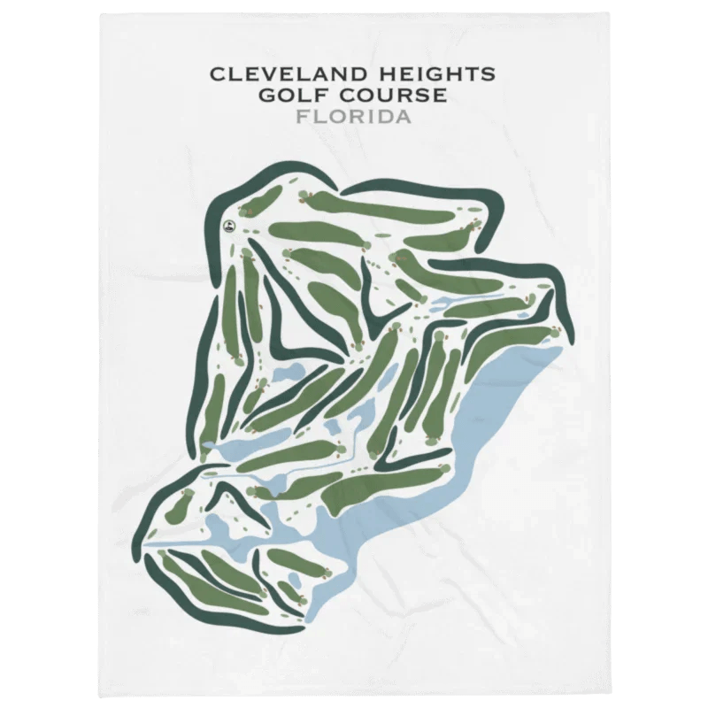 Cleveland Heights Golf Course, Florida - Printed Golf Courses