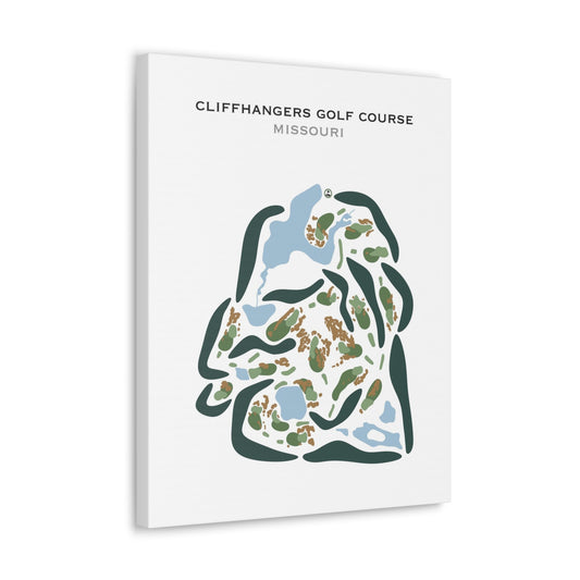 Cliffhangers Golf Course, Missouri - Printed Golf Courses