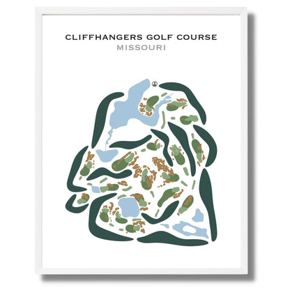 Cliffhangers Golf Course, Missouri - Printed Golf Courses