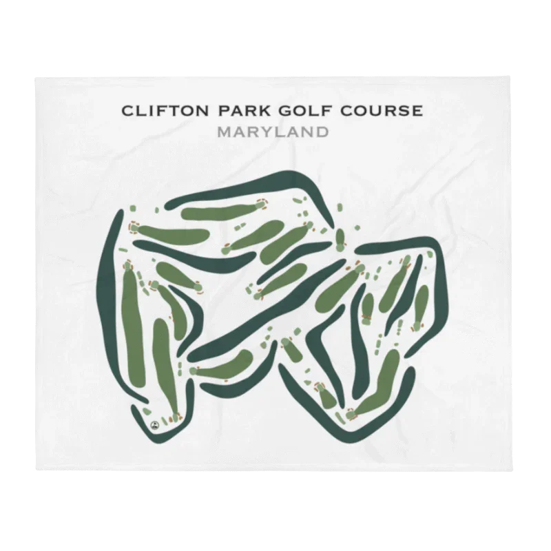 Clifton Park Golf Course, Maryland - Printed Golf Courses