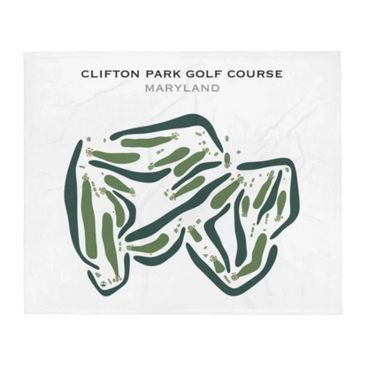 Clifton Park Golf Course, Maryland - Printed Golf Courses
