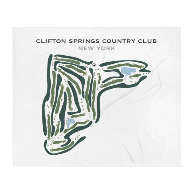 Clifton Springs Country Club, New York - Printed Golf Courses