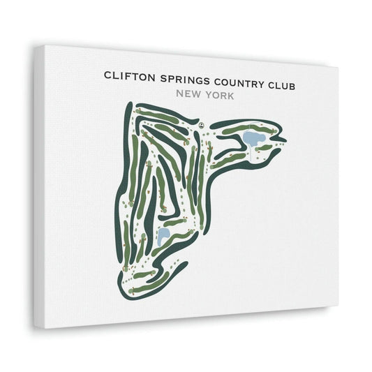Clifton Springs Country Club, New York - Printed Golf Courses