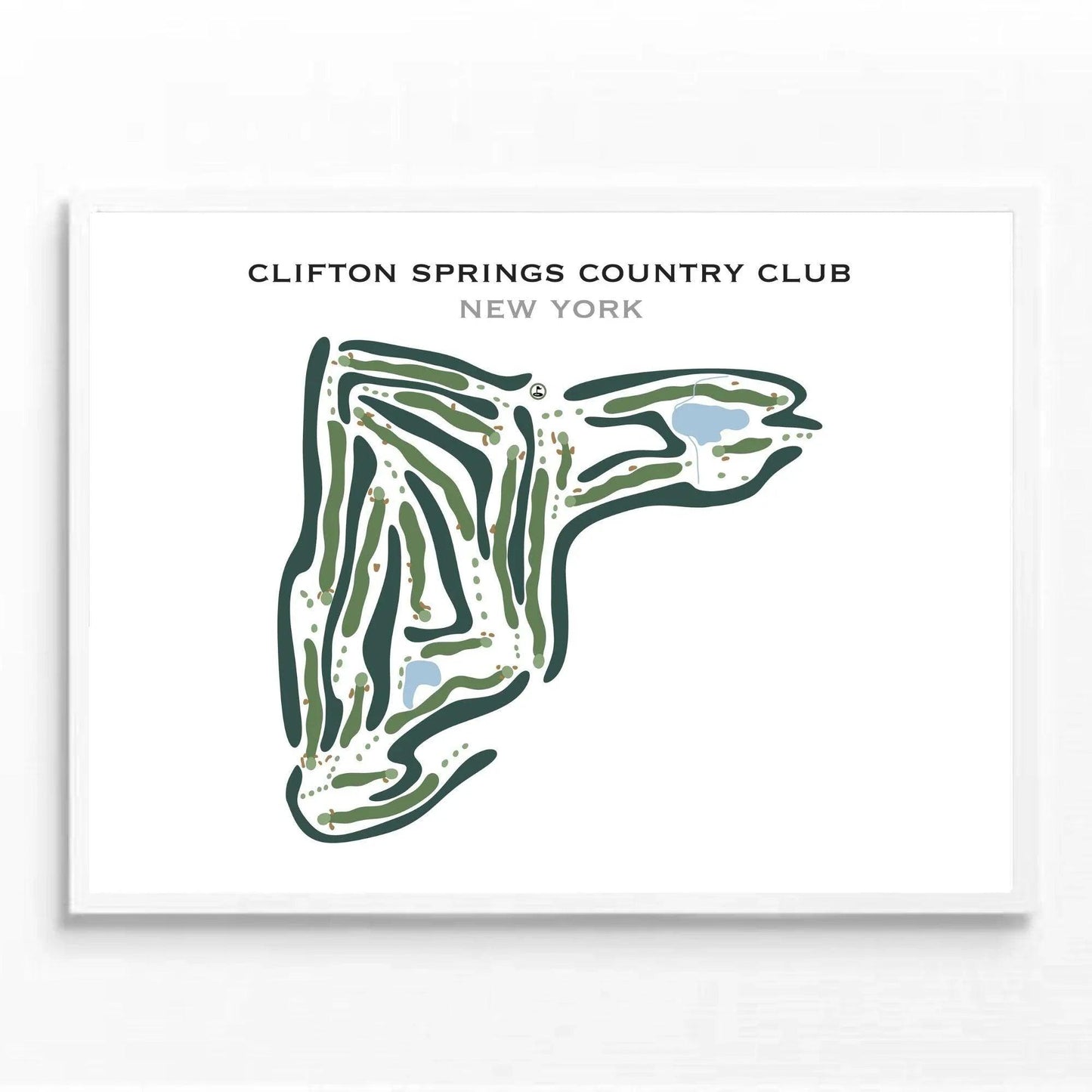 Clifton Springs Country Club, New York - Printed Golf Courses
