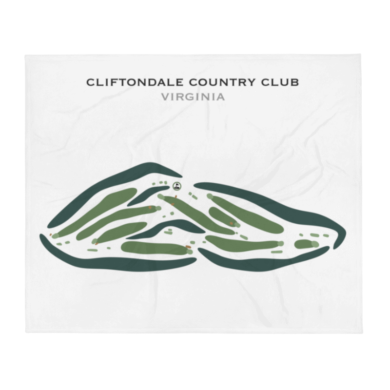 Cliftondale Country Club, Virginia - Printed Golf Courses