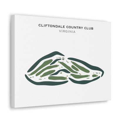 Cliftondale Country Club, Virginia - Printed Golf Courses