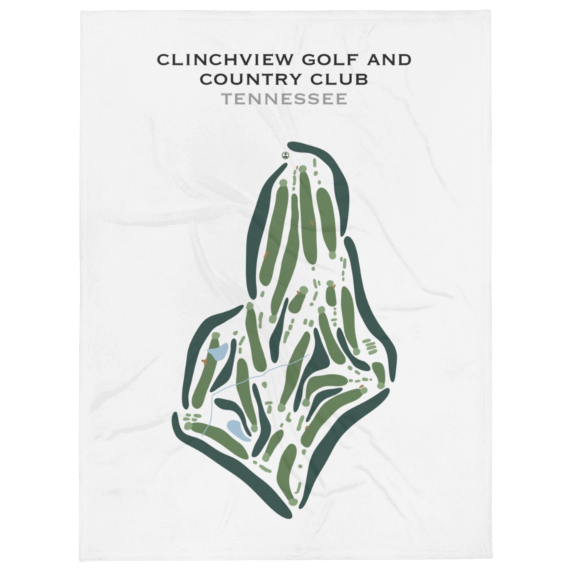 Clinchview Golf & Country Club, Tennessee - Printed Golf Courses