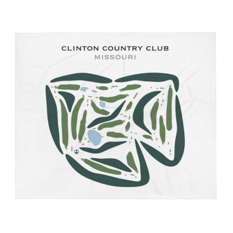 Clinton Country Club, Missouri - Printed Golf Courses
