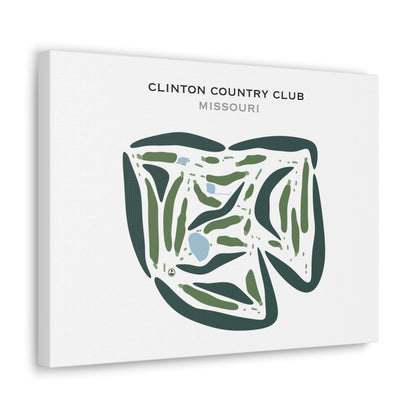 Clinton Country Club, Missouri - Printed Golf Courses