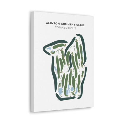 Clinton Country Club, Connecticut - Printed Golf Courses