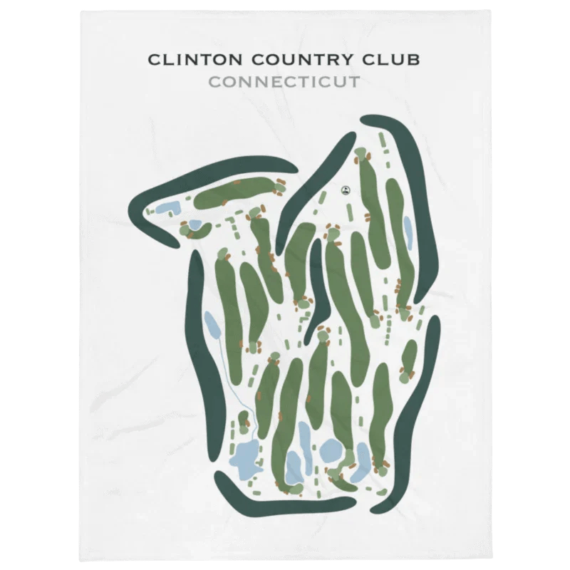 Clinton Country Club, Connecticut - Printed Golf Courses