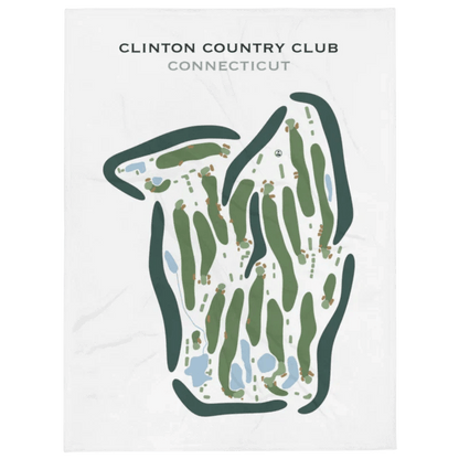 Clinton Country Club, Connecticut - Printed Golf Courses
