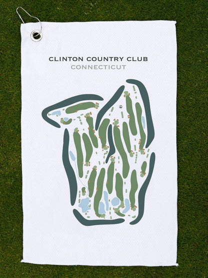 Clinton Country Club, Connecticut - Printed Golf Courses