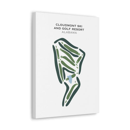 Cloudmont Ski & Golf Resort, Alabama - Printed Golf Course