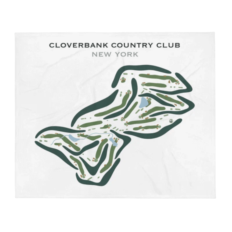 Cloverbank Country Club, New York - Printed Golf Courses