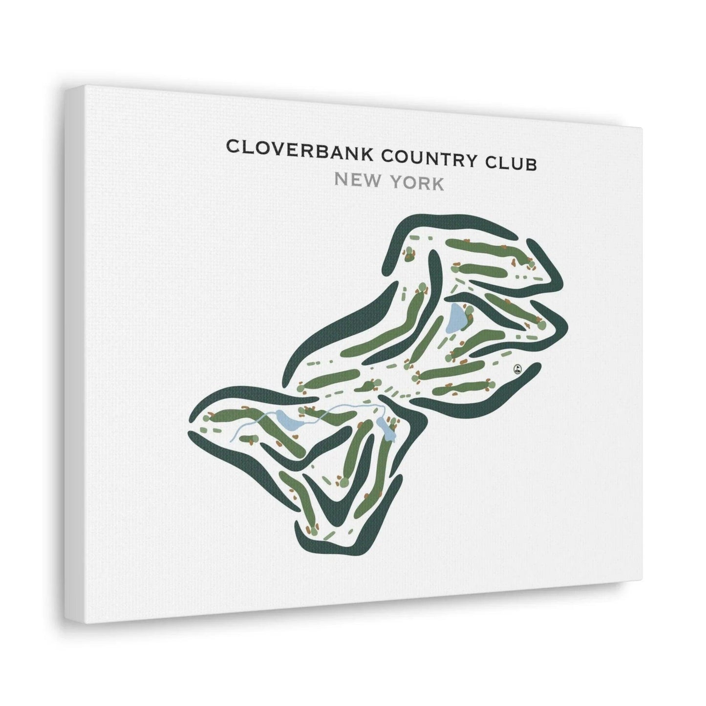 Cloverbank Country Club, New York - Printed Golf Courses